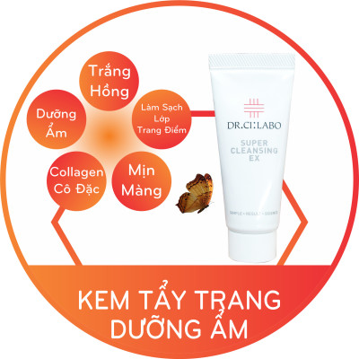 Bộ Sản Phẩm Dưỡng Da Cơ Bản Giúp Tẩy Trang Dưỡng Ẩm Và Làm Trẻ Hóa Da Dr.Ci:Labo Moisturizing Skin Care Basic Set