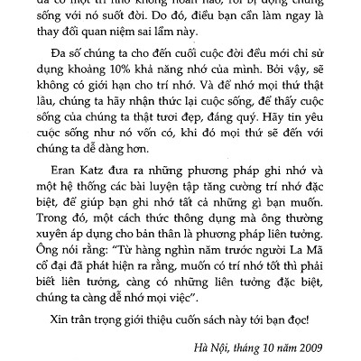 Sách- Bí Mật Của Một Trí Nhớ Siêu Phàm- Sách Tư Duy, Kỹ Năng Sống (Tái Bản 2022)(149)- 2HBooks