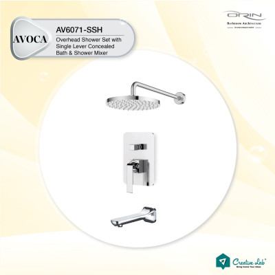 Bộ sen tắm nóng lạnh âm tường nhập khẩu ORIN AV6071-SSH