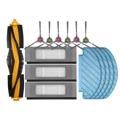 Phụ kiện khăn, chổi cạnh, chổi chính, chổi giữa, lọc bụi dành cho robot hút bụi Deebot T8 Aivi, Power, Max, T8 Aivi Plus, N8 Pro