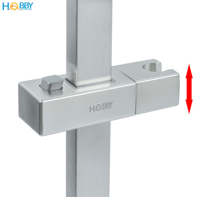 Thanh giá treo vòi sen có điều chỉnh inox 304 Hobby home decor GVST4