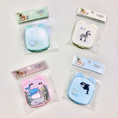 Gương Trang Điểm Mini Gấp Gọn Họa Tiết - Phù Hợp Mang Đi Mọi Lúc, Giao Màu Ngẫu Nhiên - HÀNG CHÍNH HÃNG MINIIN