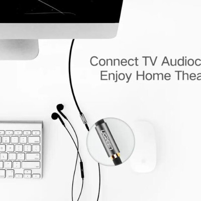 Ugreen UG10594AV118TK 2M màu Đen Cáp âm thanh 3.5mm nối dài - HÀNG CHÍNH HÃNG