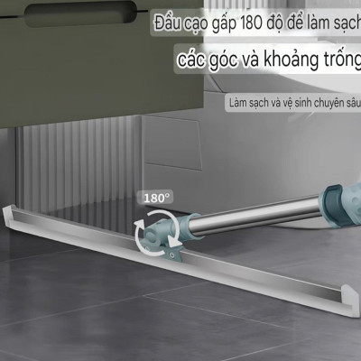 CÂY GẠT SÀN GẠT KÍNH SILICON 50CM CÁN DÀI ĐIỀU CHỈNH NGẮN DÀI CÂY GẠT SÀN GẠT KÍNH SIÊU SẠCH 2 IN 1