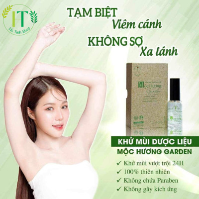 Khử mùi dược liệu Mộc Hương Garden Thanh Mộc Hương giảm tiết mồ hôi cho nách và chân 30ml