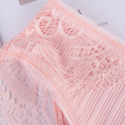 COMBO 5 QUẦN LÓT NỮ COTTON GÂN TĂM PHỐI REN 8908