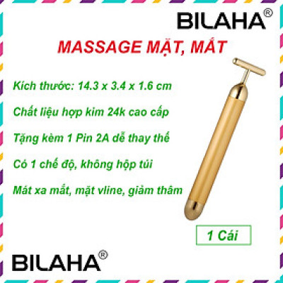 Máy massage mặt, cây lăn mặt cầm tay đa vị trí toàn thân nâng cơ mặt chống nếp nhăn (14.3x3.4x1.6cm) (Hàng Chính Hãng)