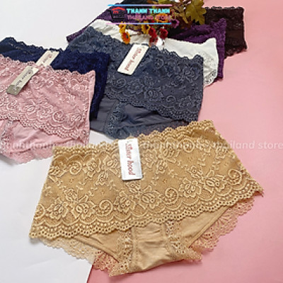 Quần lót phối ren đẹp, mềm mại , hàng thái lan - Form L, giao màu ngẫu nhiên 5575