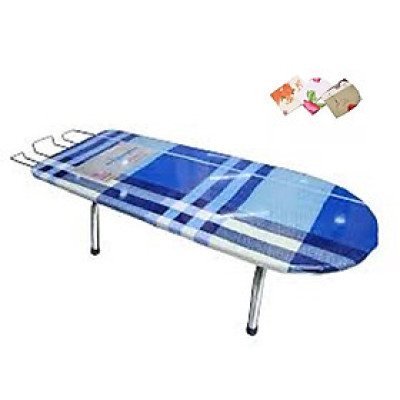Bàn để ủi quần áo gấp gọn chân Inox 30*80 cm+ Tặng kèm áo bọc, mẫu ngẫu nhiên