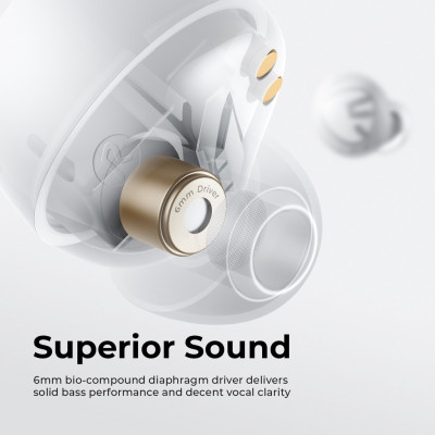 Tai nghe True Wireless SoundPEATS Free2 Classic - Hàng chính hãng