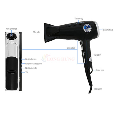 Máy sấy tóc Bluestone HDB-1846 - Hàng chính hãng