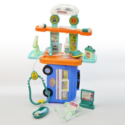 Đồ Chơi DUKA: Đồ Chơi Xe Khám Bệnh Lưu Động Bác Sĩ Nhí (Màu Xanh/Hồng)