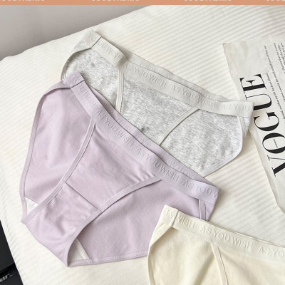 Quần Lót Nữ Cotton Nguyên Chất Kháng Khuẩn 7A3599 – Mềm Mịn, Thoáng Khí, An Toàn Cho Da