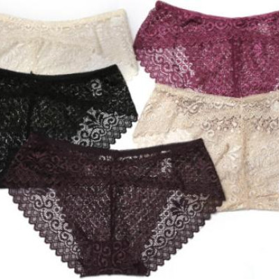 Bộ 5 Quần Lót Ren Lưới Thời Trang Cao Cấp