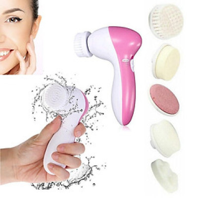 Máy Rửa Mặt 5 Đầu Thay Thế Loại Bỏ Vi Khuẩn, Bụi Bẩn Có Hại Giúp Trẻ Hóa Làn Da Và Sáng Bóng B0210