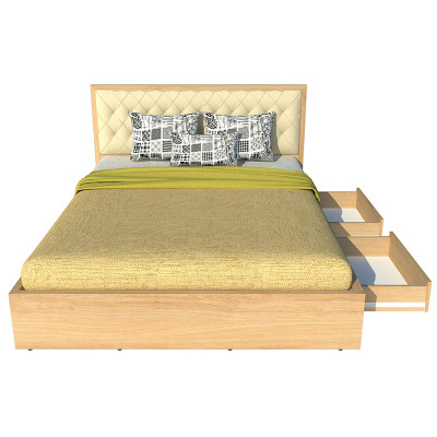 Giường ngủ 2 hộc kéo Tundo 140cm x 200cm