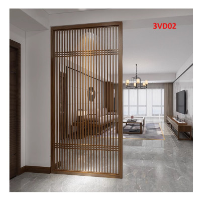Vách ngăn phòng khách, nhà bếp bằng gỗ 3VD02 - Nội thất lắp ráp Viễn Đông Adv