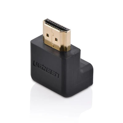 Ugreen UG20110HD112TK Màu Đen Đầu nối dài HDMI gập 90 độ - HÀNG CHÍNH HÃNG