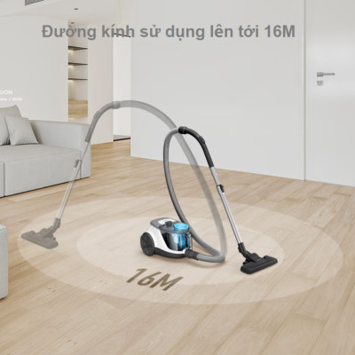 Máy hút bụi gia đình Philips công suất lớn 1500W có hộc chứa XB2023 /81 - Hàng nhập khẩu