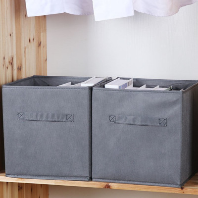 Hộp vải đựng đồ đa năng xuất Mỹ Royexe, Hộp vải đựng đồ TD4 sang trọng kích thước 28x28x28cm - Hàng cao cấp chính hãng miDoctor