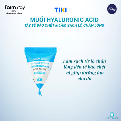 Muối Hyaluronic Acid Tẩy Tế Bào Chết & Làm Sạch Lỗ Chân Lông _ Baking Powder Hyaluronic Acid Pore Scrub