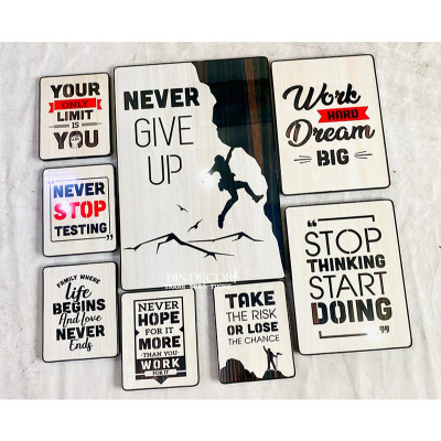 (CÓ ẢNH THẬT) Tranh treo tường tráng gương trang trí văn phòng tranh động lực kèm đinh treo