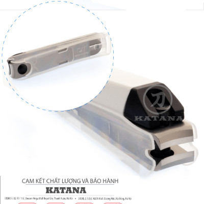 Bấm móng tay đầu thẳng KAI Nhật Bản màu đen KE0123