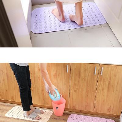 Tấm nhựa trải lót sàn, thảm nhà tắm, nhà vệ sinh, chống trơn trượt an toàn- GROFA (giao màu ngẫu nhiên)