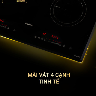 Miễn phí giao lắp toàn quốc - Bếp Âm Đôi Từ Hồng Ngoại Premium Nagakawa NAG1252M - Bảo hành 5 năm - Made in Malaysia - Hàng Chính Hãng