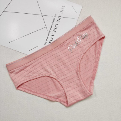 Quần Lót Cạp Thấp in Chữ Pink Play Phong Cách Cá Tính Mẫu Mới (WL53)