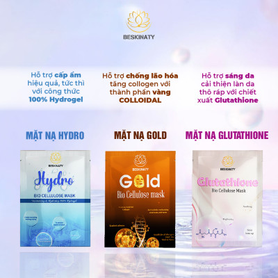 Mặt nạ sinh học BESKINATY Hydro Bio Mask cấp ẩm chuyên sâu cho da Hàn Quốc