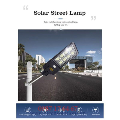 Đèn năng lượng mặt trời Jindian- Đèn đường NLMT Công suất 400W -Khung ABS- Chip Led "SMD"