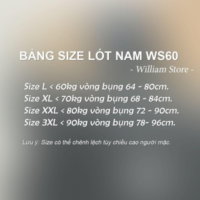 (Có size lớn) Hộp 4 quần lót boxer nam William WS60 - Quần sịp đùi lưới thông hơi thoáng mát