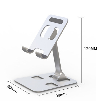 Giá kệ đỡ dành cho điện thoại máy tính bảng hợp kim nhôm siêu mỏng nhẹ gấp gọn điều chỉnh nhiều nấc độ cao K3 - Hàng chính hãng