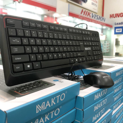 Bộ Bàn Phím Và Chuột Có Dây MAKTO AK-320 - Hàng Chính Hãng