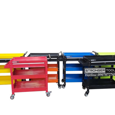 XE ĐẨY DỤNG CỤ 3 KHAY 1 NGĂN KÉO