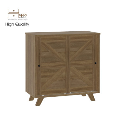 [Happy Home Furniture] RUNI, Tủ đựng đồ - 2 cánh cửa lùa,  81cm x 40cm x 81cm ( DxRxC), TCL_003