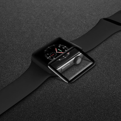Miếng Dán Cường Lực GLASS PRO+ Cho Apple iWatch / Apple Watch 38 mm / 40 mm / 42 mm / 44 mm Full keo - Hàng Chính Hãng