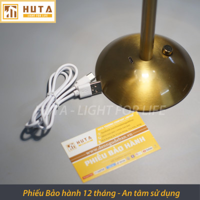Đèn Bàn Led Quầy Bar Nhà Hàng HUTA RESDUNON Cảm Ứng Tích Điện Điều Chỉnh Ánh Sáng Trang Trí Quán Cà Phê Phòng Ăn