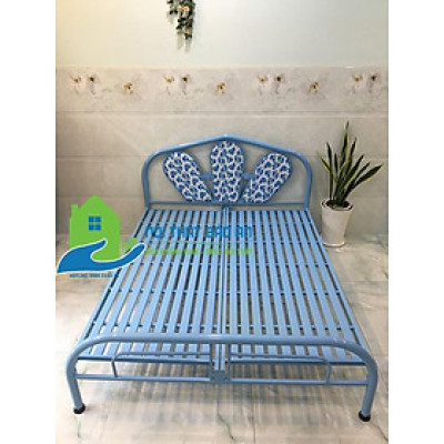 Giường sắt đơn giản nhiều kích thước từ 0,8 đến 1m8 mẫu 14 - Bảo An