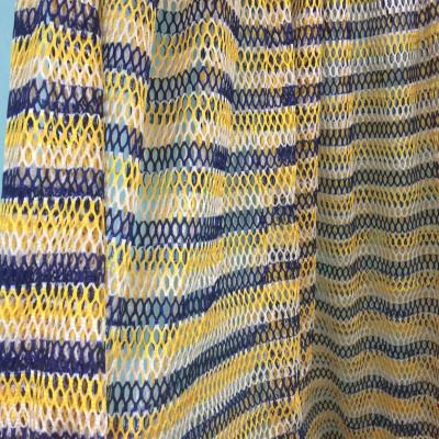 Bộ khung võng BAN MAI:  khung võng sắt sơn tĩnh điện + Lưới dày số 9 in họa tiết sọc cán nhựa 40cm