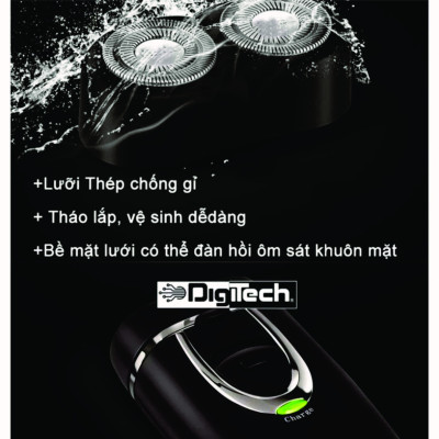 Máy Cạo Râu Mini 2 Lưỡi Cạo Nổi - (Tặng kèm 2 lưỡi cạo thay thế ) Máy Cạo Râu Đa Năng Đầu Cạo Chống Nước, cạo sạch chân râu, dung lượng pin lớn Hàng chính hãng