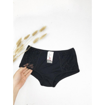 Quần Lót Nữ Cotton Cạp Vừa LUPERI LU3QL74 Nâng Mông Phối Ren Cao Cấp Kháng Khuẩn, Khử Mùi, Thoáng Khí