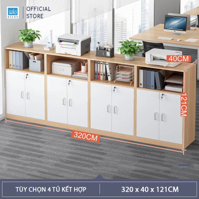 Tủ Hồ Sơ Văn Phòng Nhỏ Gọn Có Khóa Tiện Lợi Thương Hiệu SIB Decor HS21