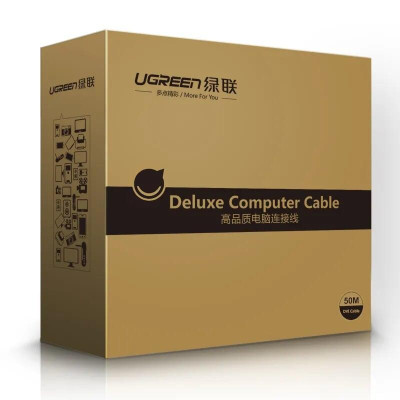 Ugreen UG10362US122TK 15M màu Đen Cáp USB 2.0 sang USB B máy in có chip khuếch đại - HÀNG CHÍNH HÃNG