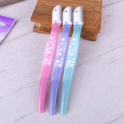 Dao Cạo Lông Mặt Cán Dài Dành Cho Nữ Kai Razor Can Face 017811Q (Set 3 Cây)