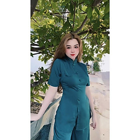 ĐỒ LAM ĐI CHÙA THIẾT KẾ CAO CẤP SJ23 Cúc Vải ***