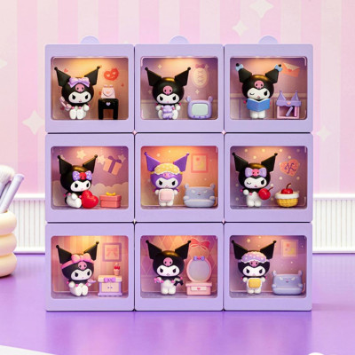 Đồ Chơi Mô Hình Hộp Mù Kuromi - Happy Holiday - Moetch MX04 (Sản Phẩm Bên Trong Là Ngẫu Nhiên)