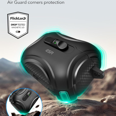 Bao Case cho Airpods Pro 3 (2025) ESR Cyber FlickLock Magnetic Case - Hàng chính hãng