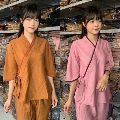 Đồ Lam Đi Chùa # Nhật Nơ Cao Cấp # Quần Áo Nữ # Đồ Bộ Nữ
